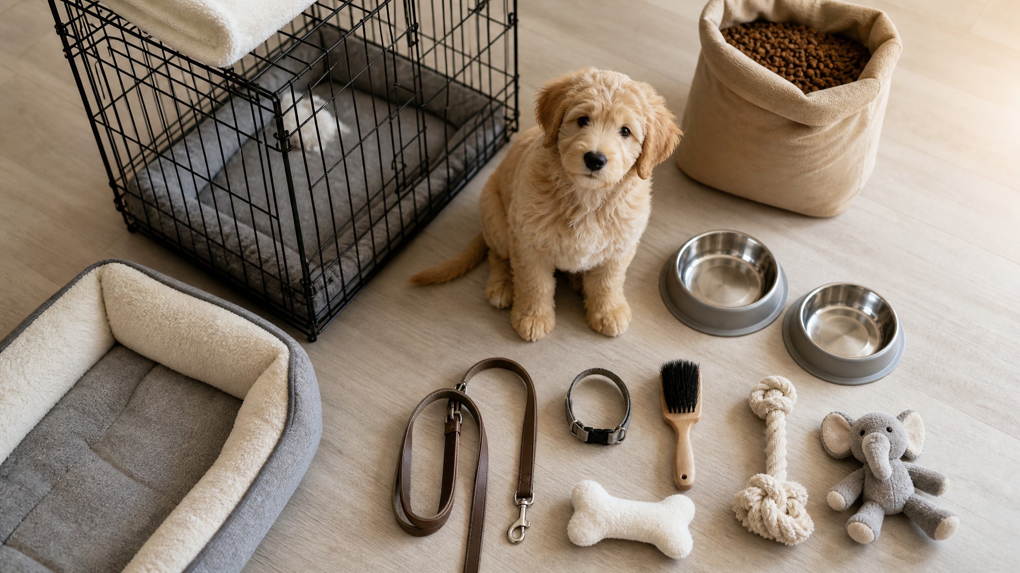 A complete puppy starter kit